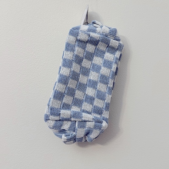 Blue Checkered Cosmetic Case | NWT - Picture 7 of 8